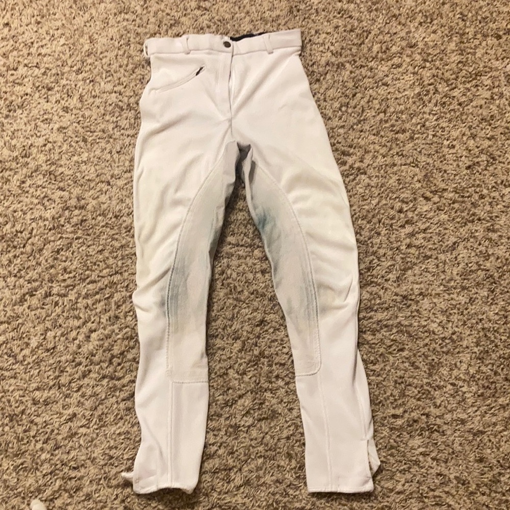 White full seat tuffrider breeches